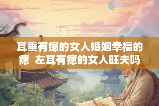 耳垂有痣的女人婚姻幸福的痣  左耳有痣的女人旺夫吗