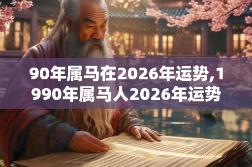 90年属马在2026年运势,1990年属马人2026年运势及运程