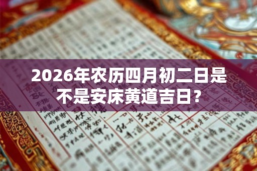 2026年农历四月初二日是不是安床黄道吉日？
