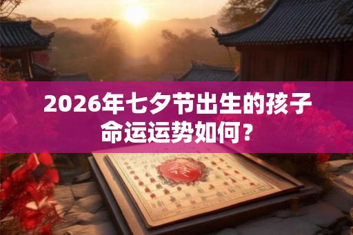 2026年七夕节出生的孩子命运运势如何? 2026年七夕节出生的孩子命运运势如何?