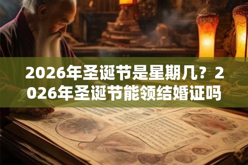 2026年圣诞节是星期几?2026年圣诞节能领结婚证吗? 2026年圣诞节是星期几?2026年圣诞节能领结婚证吗?