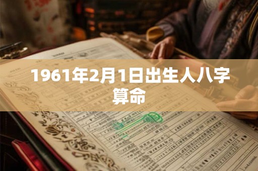 1961年2月1日出生人八字算命 1961年2月1日出生人八字算命