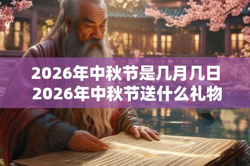 2026年中秋节是几月几日 2026年中秋节送什么礼物好