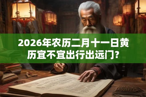 2026年农历二月十一日黄历宜不宜出行出远门？