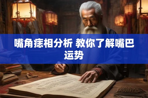 嘴角痣相分析 教你了解嘴巴运势