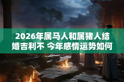 2026年属马人和属猪人结婚吉利不 今年感情运势如何