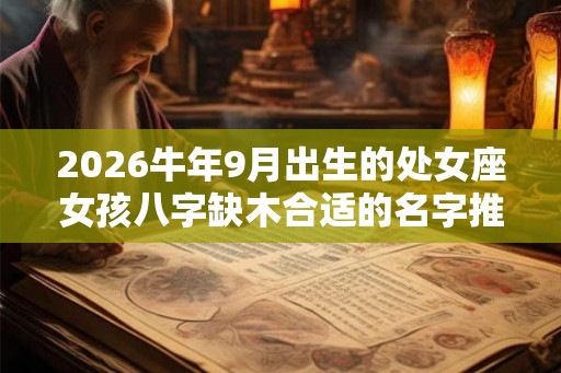 2026牛年9月出生的处女座女孩八字缺木合适的名字推荐