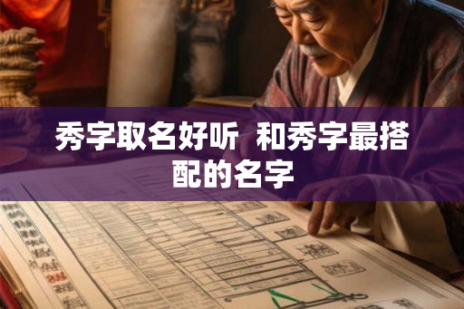 秀字取名好听 和秀字最搭配的名字 秀字取名好听 和秀字最搭配的名字