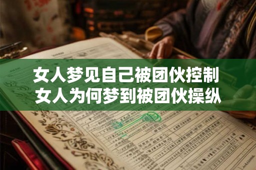 女人梦见自己被团伙控制 女人为何梦到被团伙操纵