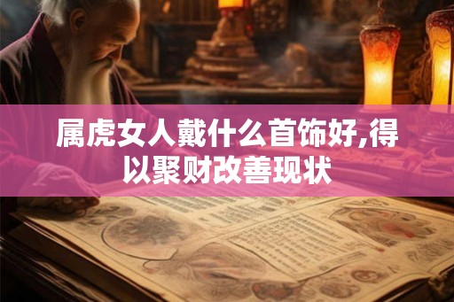 属虎女人戴什么首饰好,得以聚财改善现状