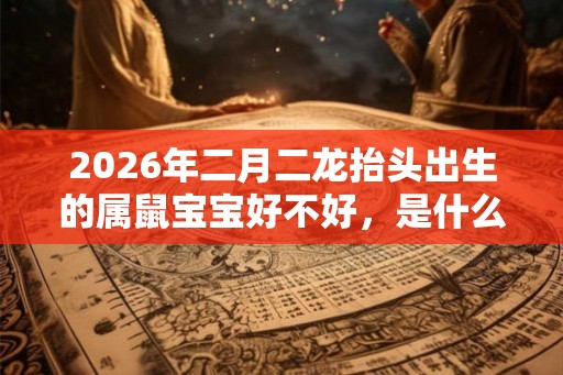 2026年二月二龙抬头出生的属鼠宝宝好不好，是什么命运？