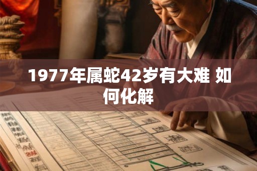 1977年属蛇42岁有大难 如何化解