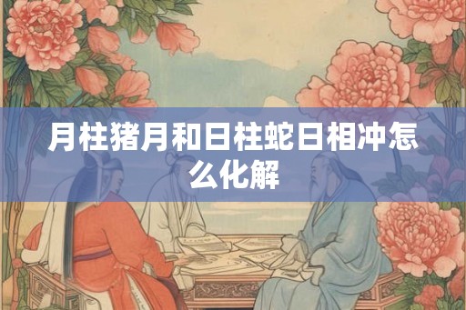 月柱猪月和日柱蛇日相冲怎么化解