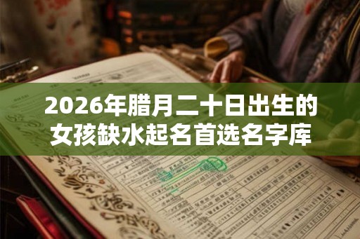 2026年腊月二十日出生的女孩缺水起名首选名字库