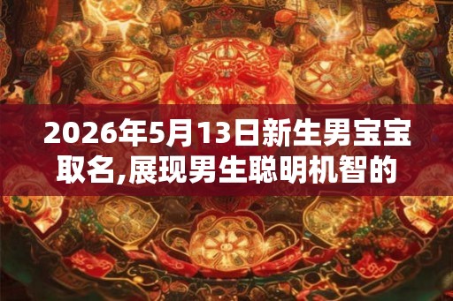 2026年5月13日新生男宝宝取名,展现男生聪明机智的名字