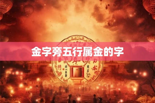 金字旁五行属金的字