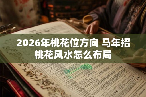 2026年桃花位方向 马年招桃花风水怎么布局