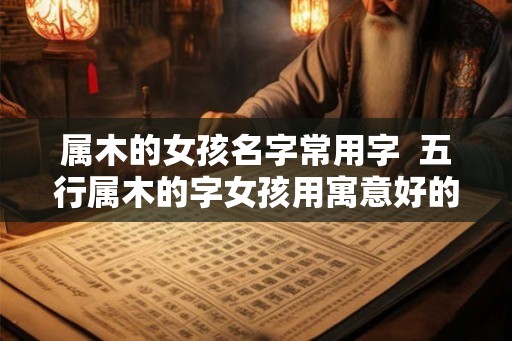 属木的女孩名字常用字  五行属木的字女孩用寓意好的名字