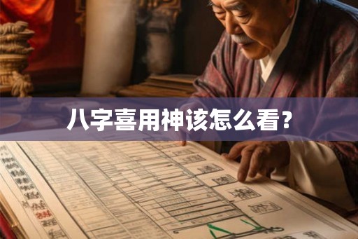 八字喜用神该怎么看？