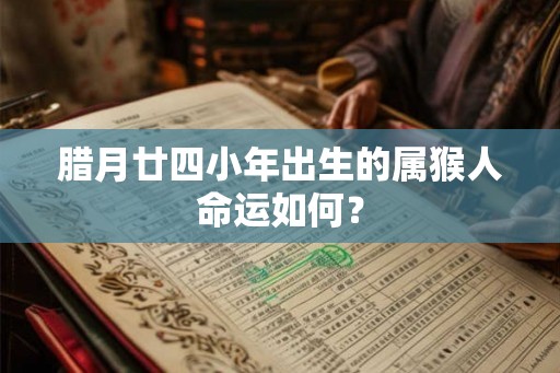 腊月廿四小年出生的属猴人命运如何？