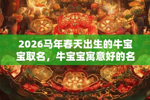 2026马年春天出生的牛宝宝取名，牛宝宝寓意好的名字大全
