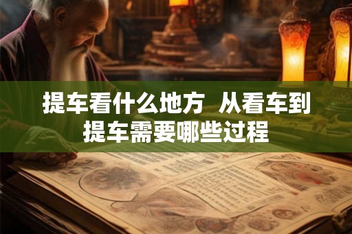 提车看什么地方 从看车到提车需要哪些过程 提车看什么地方 从看车到提车需要哪些过程