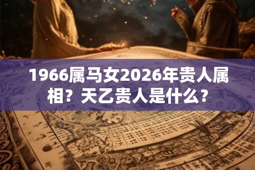 1966属马女2026年贵人属相？天乙贵人是什么？
