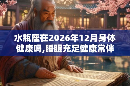 水瓶座在2026年12月身体健康吗,睡眠充足健康常伴 水瓶座在2026年12月身体健康吗,睡眠充足健康常伴
