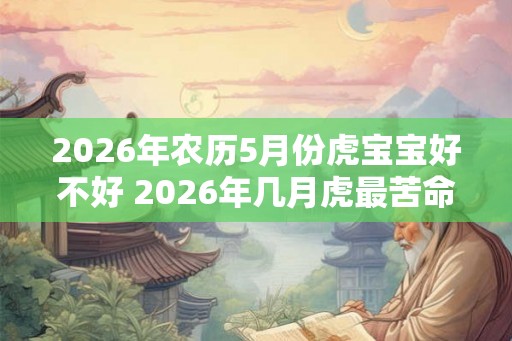 2026年农历5月份虎宝宝好不好 2026年几月虎最苦命 2026年农历5月份虎宝宝好不好 2026年几月虎最苦命
