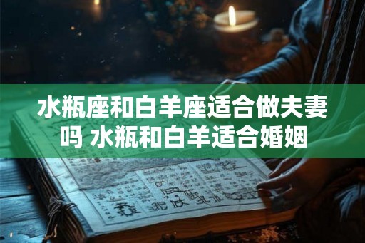 水瓶座和白羊座适合做夫妻吗 水瓶和白羊适合婚姻 水瓶座和白羊座适合做夫妻吗 水瓶和白羊适合婚姻