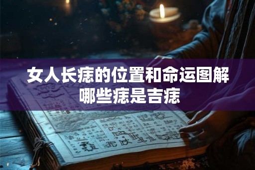 女人长痣的位置和命运图解 哪些痣是吉痣