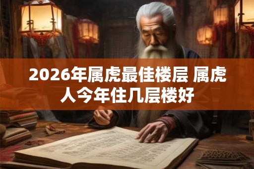 2026年属虎最佳楼层 属虎人今年住几层楼好