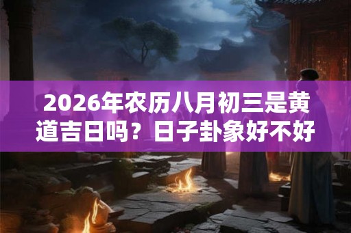 2026年农历八月初三是黄道吉日吗？日子卦象好不好？