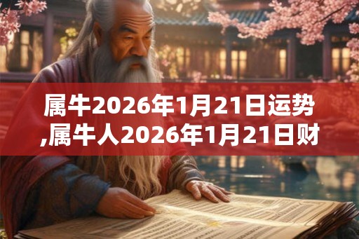 属牛2026年1月21日运势,属牛人2026年1月21日财运,生肖牛2026年1月21日运势