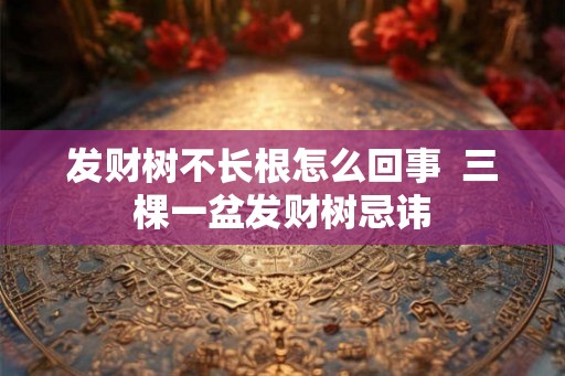 发财树不长根怎么回事 三棵一盆发财树忌讳 发财树不长根怎么回事 三棵一盆发财树忌讳