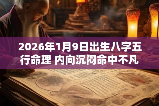2026年1月9日出生八字五行命理 内向沉闷命中不凡