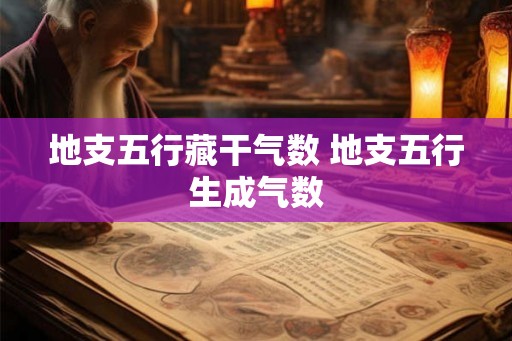 地支五行藏干气数 地支五行生成气数 地支五行藏干气数 地支五行生成气数