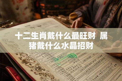 十二生肖戴什么最旺财  属猪戴什么水晶招财