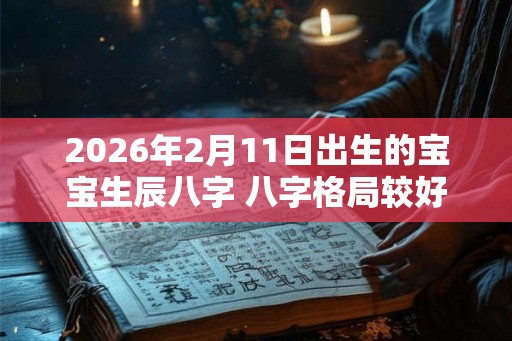 2026年2月11日出生的宝宝生辰八字 八字格局较好 2026年2月11日出生的宝宝生辰八字 八字格局较好