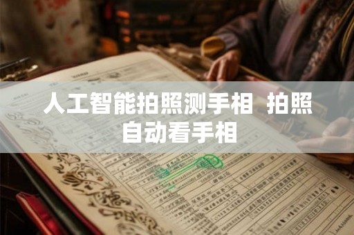 人工智能拍照测手相 拍照自动看手相 人工智能拍照测手相 拍照自动看手相