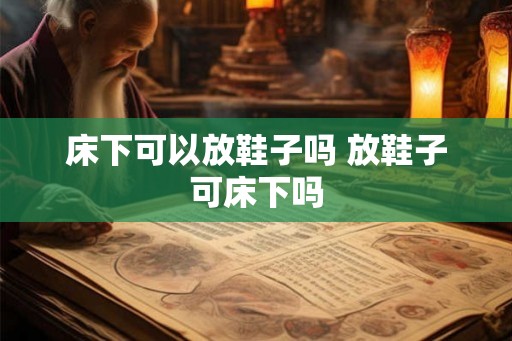 床下可以放鞋子吗 放鞋子可床下吗