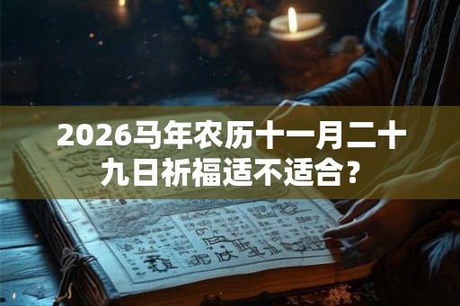 2026马年农历十一月二十九日祈福适不适合？