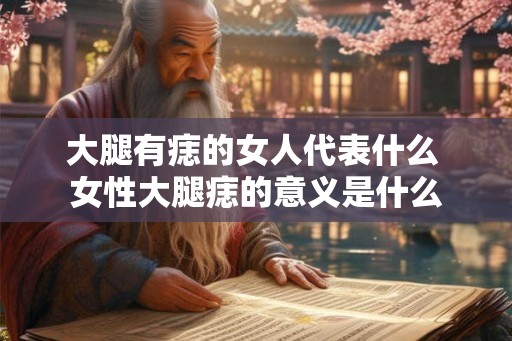 大腿有痣的女人代表什么 女性大腿痣的意义是什么