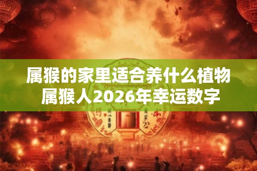 属猴的家里适合养什么植物 属猴人2026年幸运数字