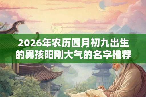 2026年农历四月初九出生的男孩阳刚大气的名字推荐! 2026年农历四月初九出生的男孩阳刚大气的名字推荐!