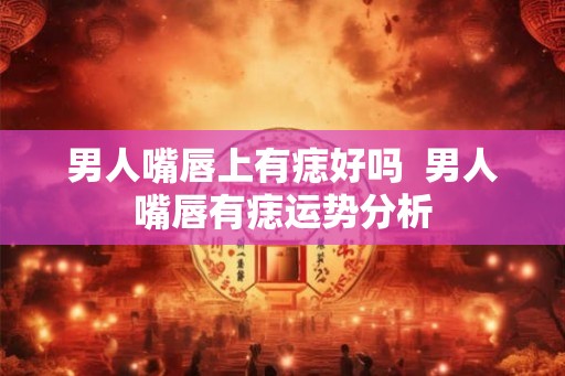 男人嘴唇上有痣好吗  男人嘴唇有痣运势分析