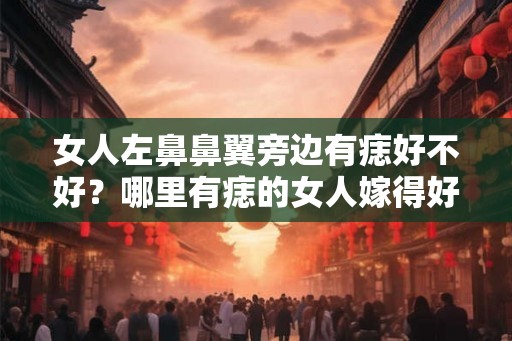 女人左鼻鼻翼旁边有痣好不好？哪里有痣的女人嫁得好？