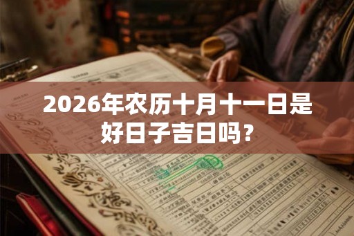 2026年农历十月十一日是好日子吉日吗？