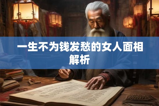 一生不为钱发愁的女人面相解析