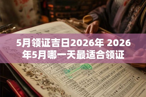 5月领证吉日2026年 2026年5月哪一天最适合领证 5月领证吉日2026年 2026年5月哪一天最适合领证
